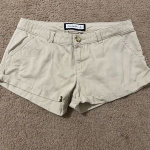 khaki shorts